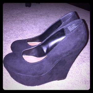 Candies black wedge