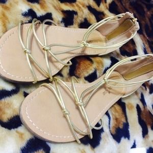 Gold Sandals