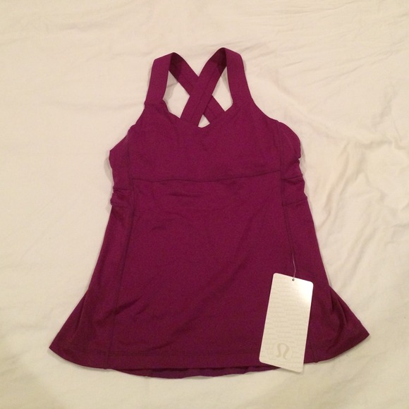 Lululemon Purple Sexy Workout Top