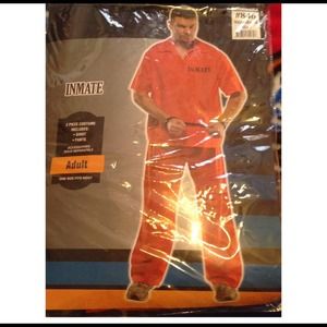 Inmate halloween costume size L