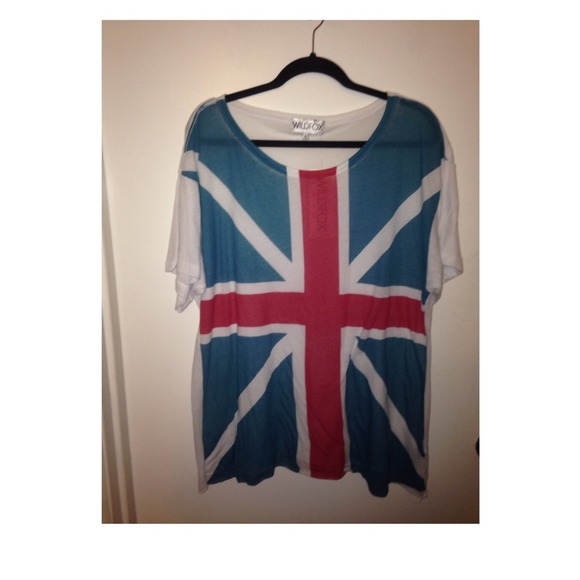 🇬🇧Wildfox Union Jack shirt🇬🇧
