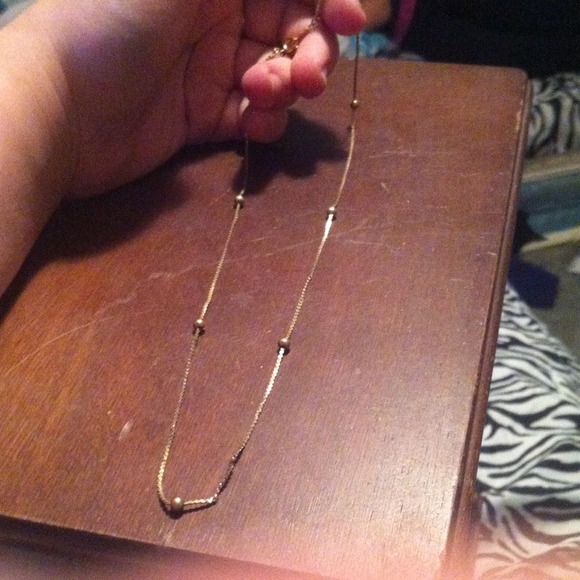 Gold necklace