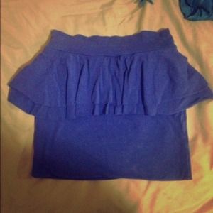 High-waisted Peplum Pacsun Skirt