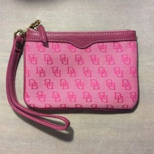 Dooney & Bourke Wristlet with Handle and Keyring
