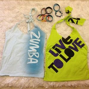Customized Zumba halter top shirts