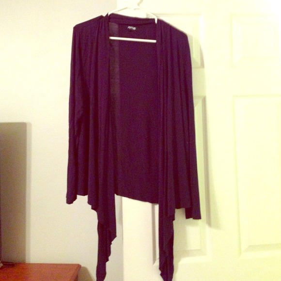 Navy blue long cardigan