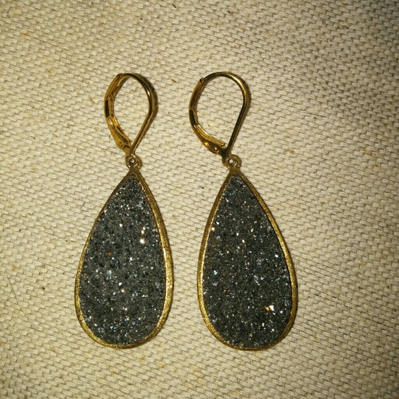 Mal Malouf Boutique Sparkly Earrings - Picture 2 of 2