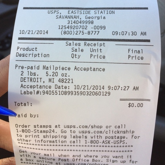 Proof of shipping ! - Picture 1 of 1
