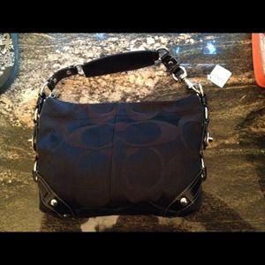 NWT Classic Coach Black Purse
