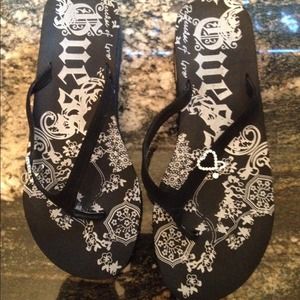 Guess Flip Flops Black