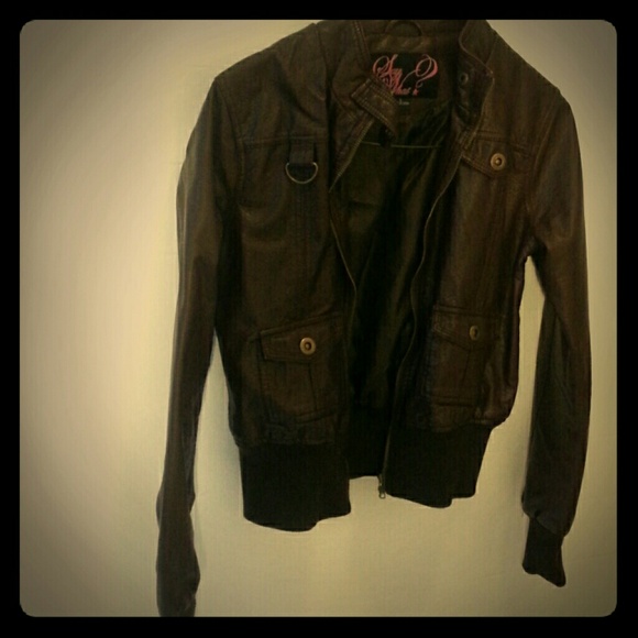 Leather jacket