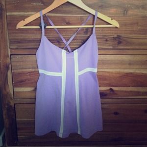 Purple Lululemon Criss-Cross Top 6 (M)