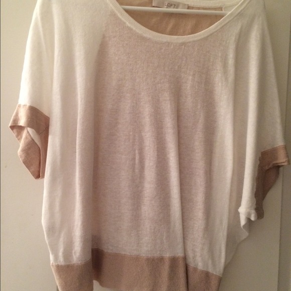 Ann Taylor Loft Colorblock Top