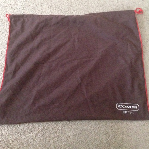 Large Coach dust bag
