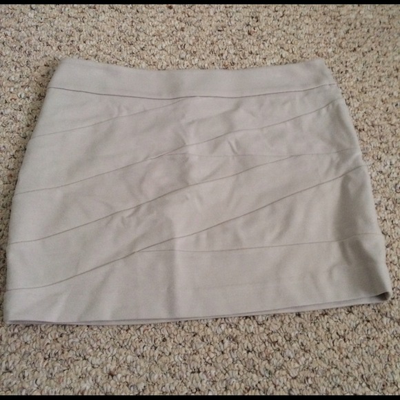 Tan Express Mini Skirt