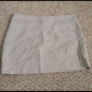 Tan Express Mini Skirt