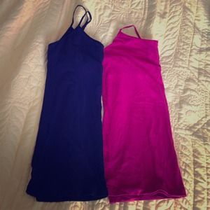 Black and a pink cami from aero👍