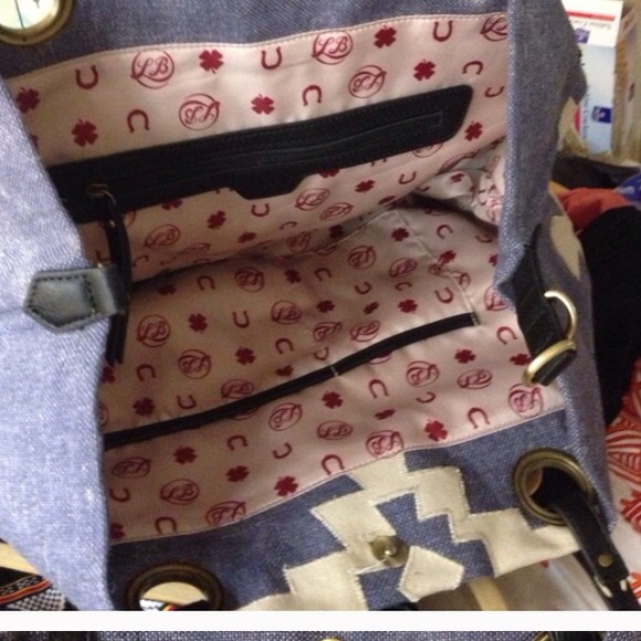 Aztec print expandable bag - Picture 3 of 4