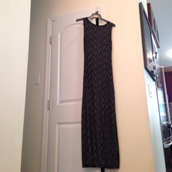 Long black maxi dress