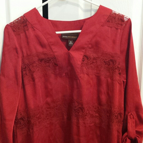 Tops - Satin and lace top