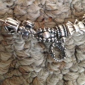 One of a kind pandora bead with pearl