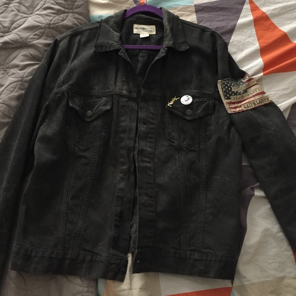 Men's Denim&Supply Ralph Lauren distressed jacket