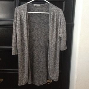Gray cardigan
