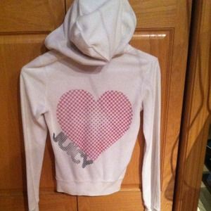 Juicy couture velour zip up