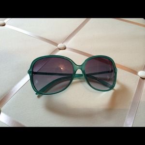 Teal sunglasses