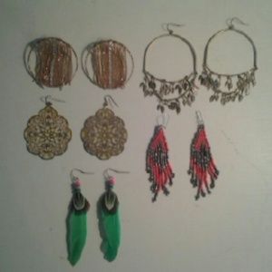 Boho earings bundle!