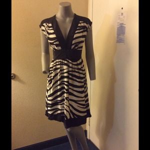 zebra BEBE dress