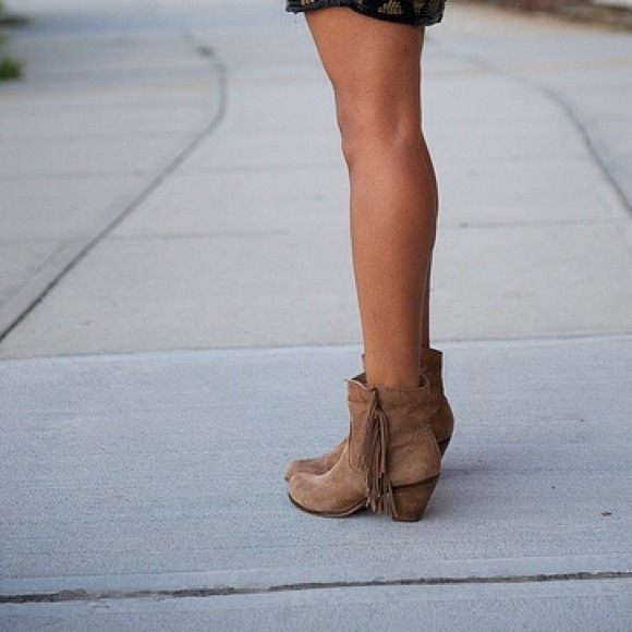 Sam Edelman Boots - Sam Edelman Fringe Booties