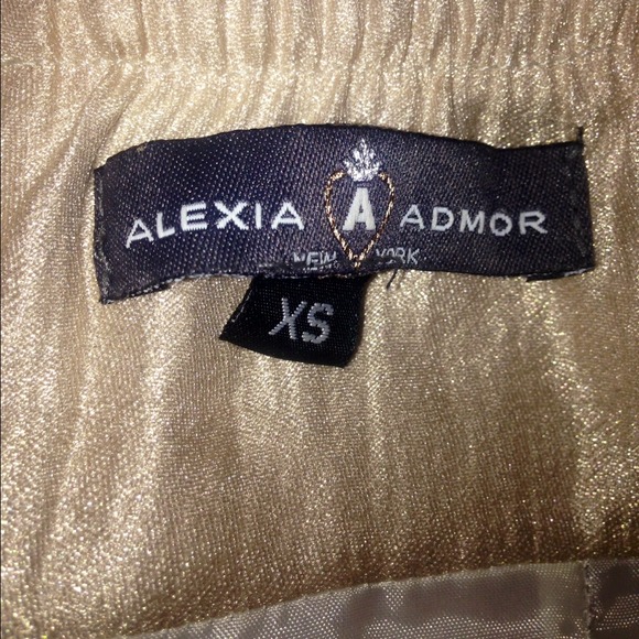 Beautiful Timeless Gold Event Dress - Picture 3 of 4