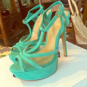 Teal ALDO heels