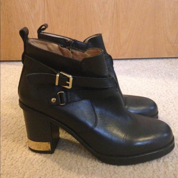 Topshop black booties