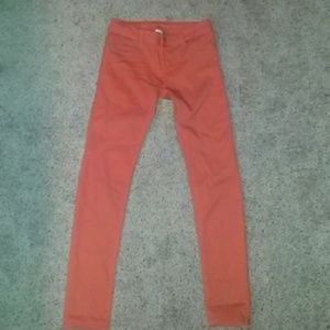 Rusty orange jeans
