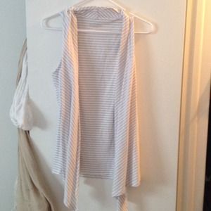 White and Tan Vest