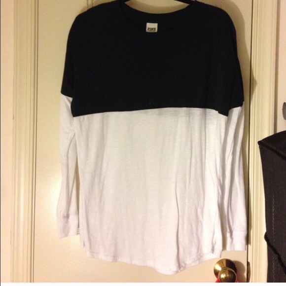 Victoria's Secret black/white long sleeve