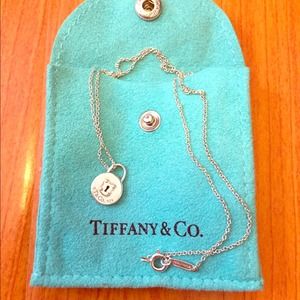Tiffany Sterling silver chain + pendant