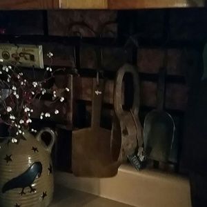Treen ware & star hanger to hold Treen ware