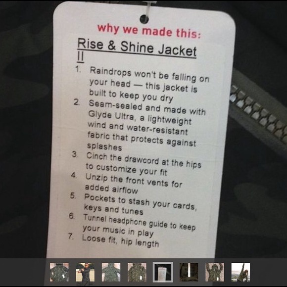Lululemon Rise &Shine Jacket Fatigue❤️❤️❤️Sold 💜 - Picture 3 of 4