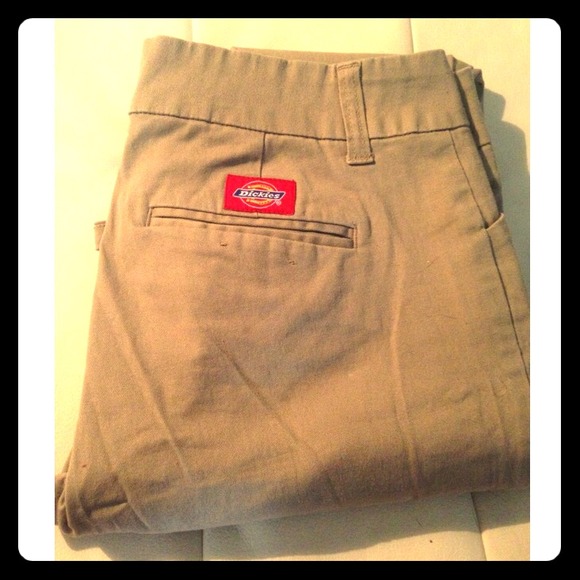NEW Women's SZ6 Dickies ONLY BLACK Work Pants - Picture 1 of 4