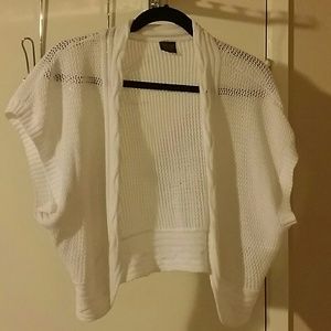 White Crochet Bolero/jacket