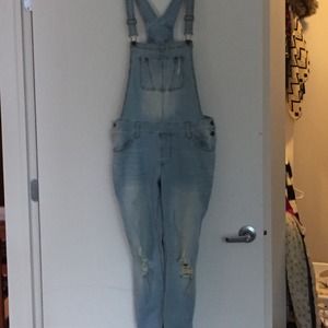 Denim overalls