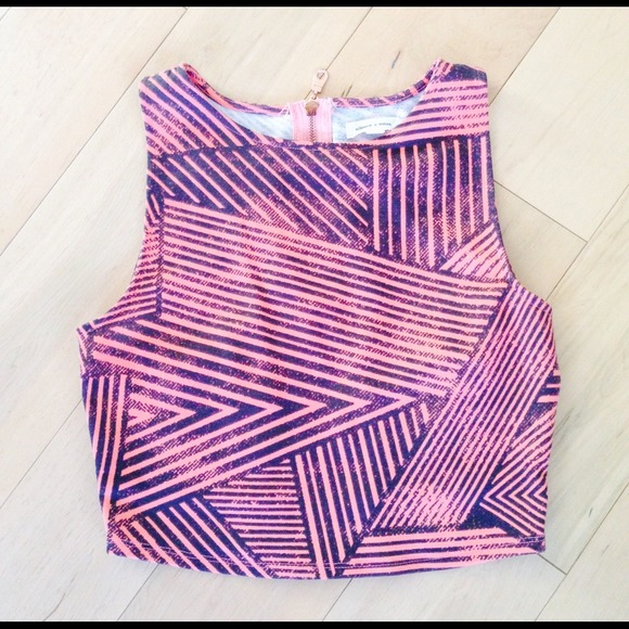 Geometric Crop Top