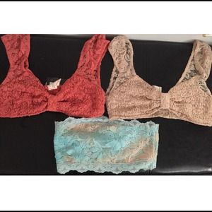 *Bundle Deal* 3 Urban Outfitters Lace Bralettes