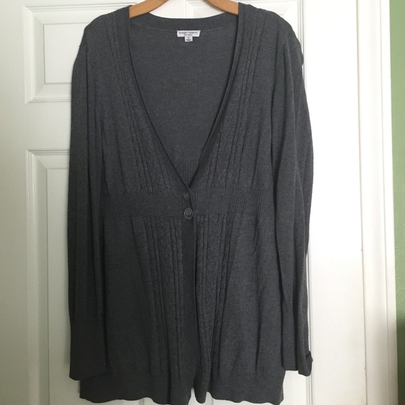 Long maternity cardigan
