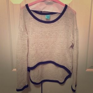 High low sweater