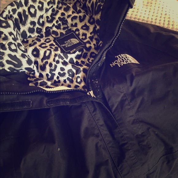 Leopard North Face Jacket