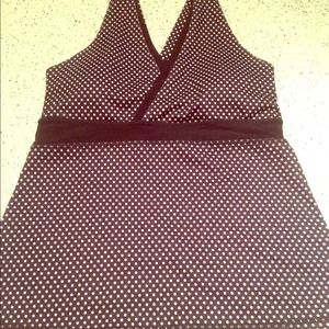 Lululemon Polkadot Racer Back Tank